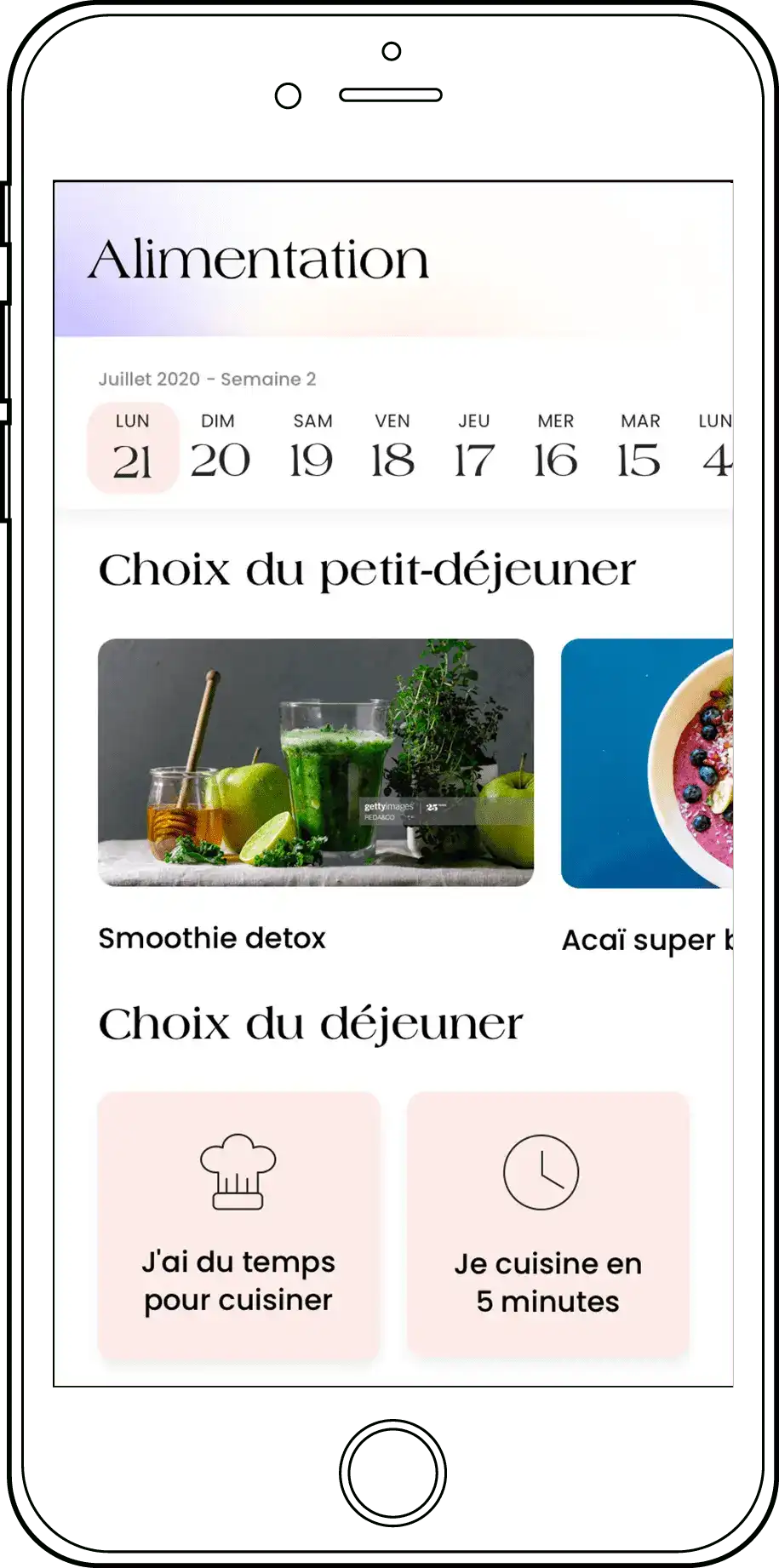 Application mobile